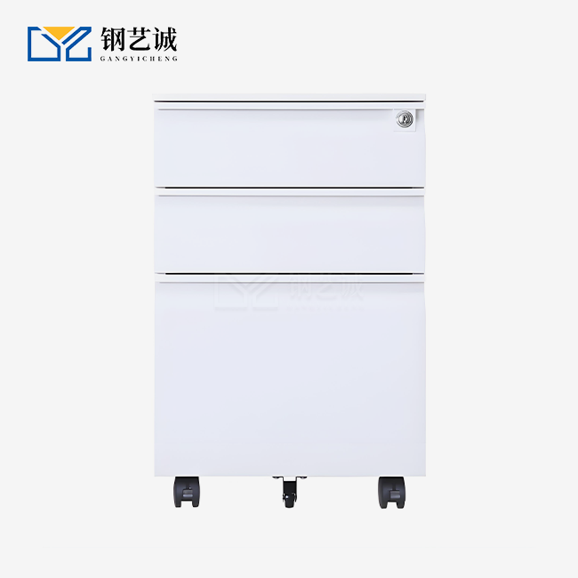 3-Drawer Steel Mobile Cabinet